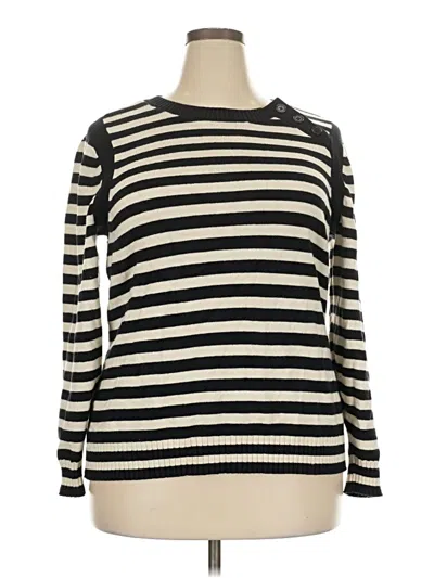 Pre-owned Lane Bryant Pullover Sweater In Ivory