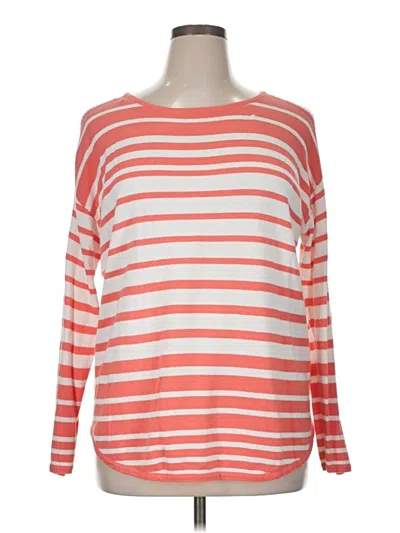 Pre-owned Lane Bryant Pullover Sweater In Orange