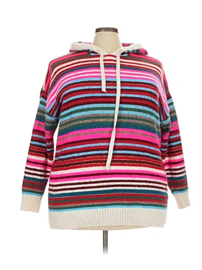 Pre-owned Lane Bryant Pullover Sweater In Pink