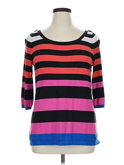 Pre-owned Lane Bryant Pullover Sweater In Pink