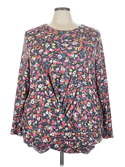 Pre-owned Lane Bryant Pullover Sweater In Pink