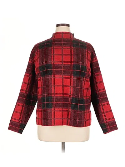 Pre-owned Lane Bryant Pullover Sweater In Red