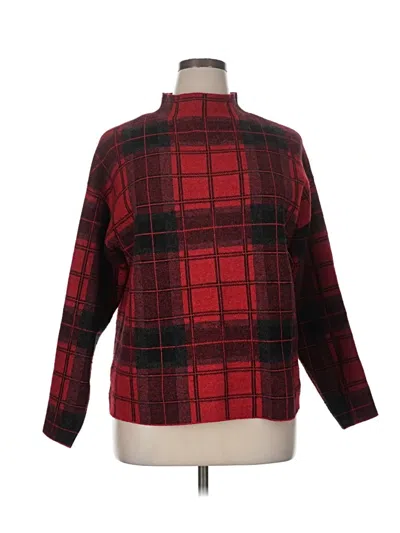 Pre-owned Lane Bryant Pullover Sweater In Red