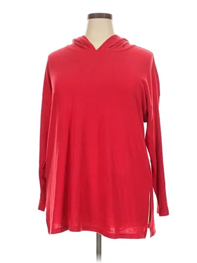 Pre-owned Lane Bryant Pullover Sweater In Red