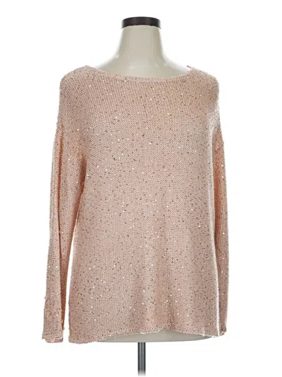 Pre-owned Lane Bryant Pullover Sweater In Tan