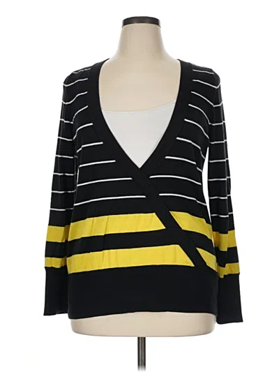 Pre-owned Lane Bryant Pullover Sweater In Yellow