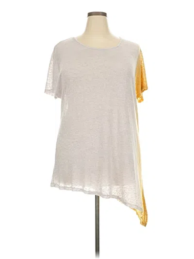 Pre-owned Lane Bryant Short Sleeve T-shirt In Gray