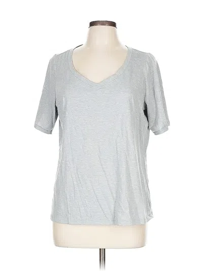 Pre-owned Lane Bryant Short Sleeve T-shirt In Gray