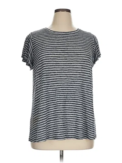 Pre-owned Lane Bryant Short Sleeve T-shirt In Gray