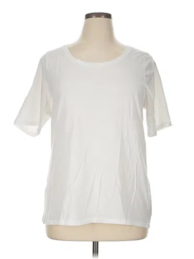 Pre-owned Lane Bryant Short Sleeve T-shirt In Ivory