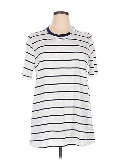 Lane Bryant Short Sleeve Turtleneck In White