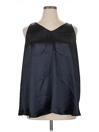 Pre-owned Lane Bryant Sleeveless Blouse In Black