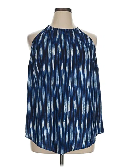Lane Bryant Sleeveless Blouse In Blue