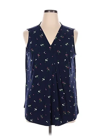 Lane Bryant Sleeveless Blouse In Blue