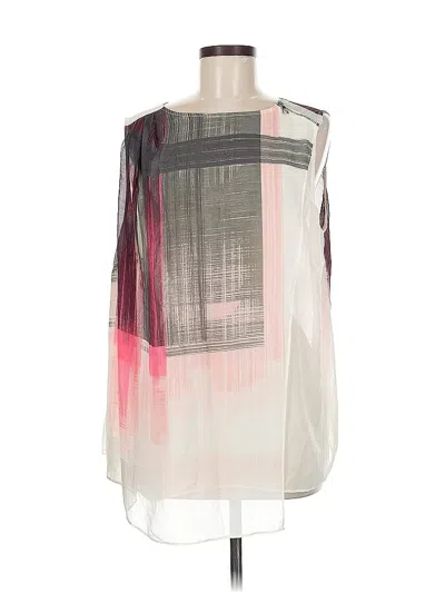Pre-owned Lane Bryant Sleeveless Blouse In Gray