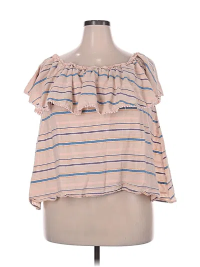 Pre-owned Lane Bryant Sleeveless Blouse In Pink