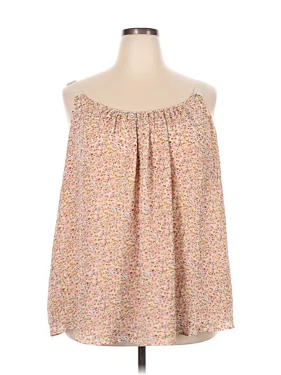 Pre-owned Lane Bryant Sleeveless Blouse In Pink