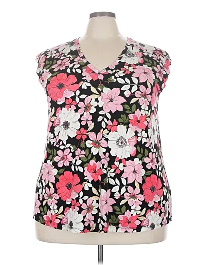 Pre-owned Lane Bryant Sleeveless Blouse In Pink