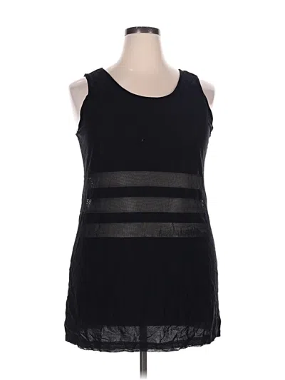 Lane Bryant Sleeveless T-shirt In Black