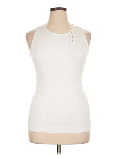 Lane Bryant Sleeveless T-shirt In White