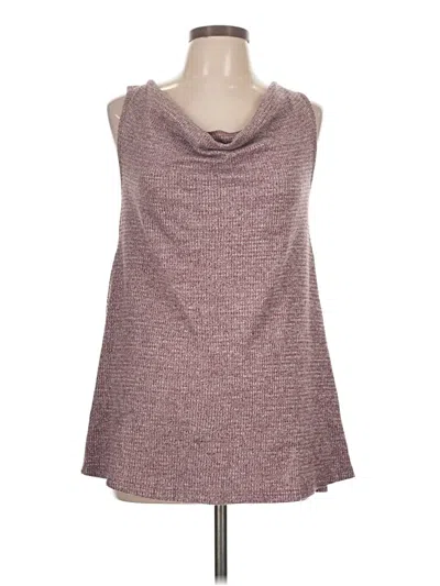 Lane Bryant Sweater Vest In Burgundy