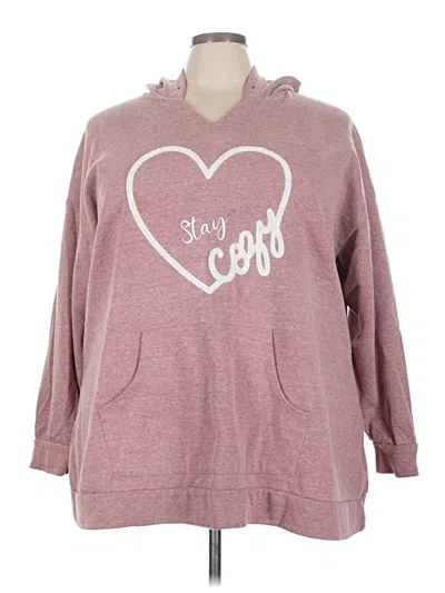 Pre-owned Lane Bryant Sweatshirt In Pink