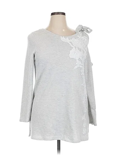 Pre-owned Lane Bryant Sweatshirt In Silver
