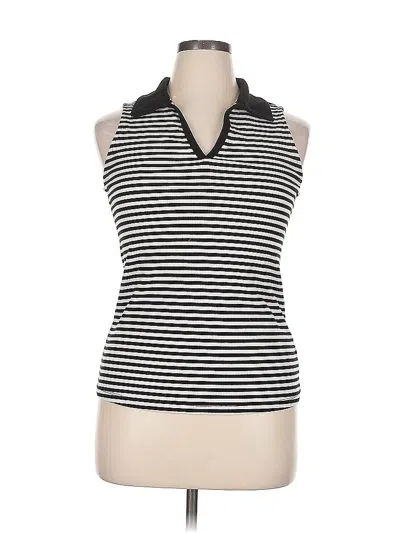 Pre-owned Lane Bryant Tank Top Black Halter Neckline Tops