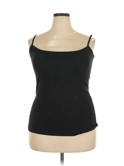Pre-owned Lane Bryant Tank Top Black Strapless Neckline Tops