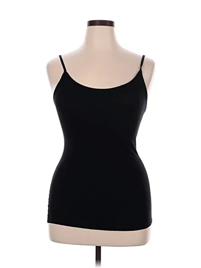 Pre-owned Lane Bryant Tank Top Black Strapless Neckline Tops