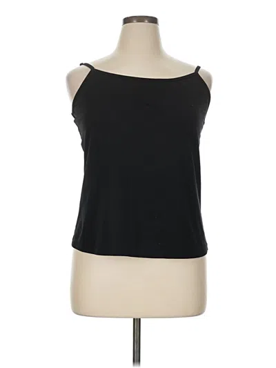 Pre-owned Lane Bryant Tank Top Black Strapless Neckline Tops