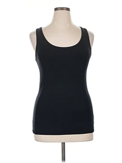 Pre-owned Lane Bryant Tank Top Black Strapless Neckline Tops
