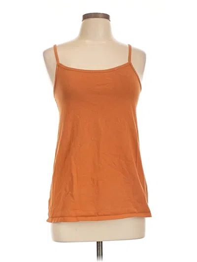 Pre-owned Lane Bryant Tank Top Orange Halter Neckline Tops
