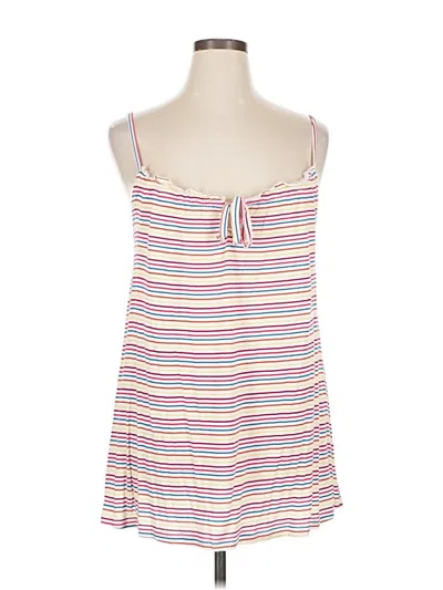 Pre-owned Lane Bryant Tank Top Pink Strapless Neckline Tops