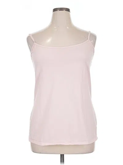 Pre-owned Lane Bryant Tank Top Pink Strapless Neckline Tops