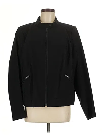 Pre-owned Lane Bryant Track Jacket In Black