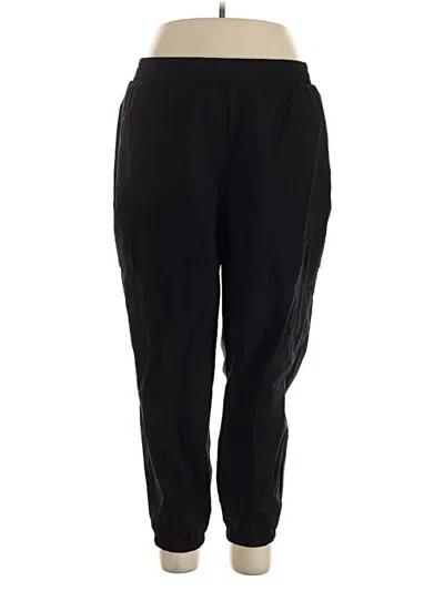 Pre-owned Lane Bryant Track Pants In Black