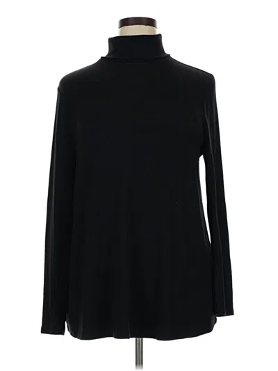 Pre-owned Lane Bryant Turtleneck Sweater In Black