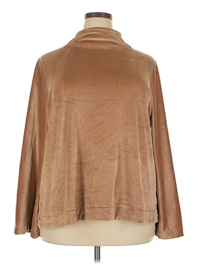 Pre-owned Lane Bryant Turtleneck Sweater In Brown