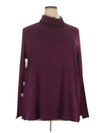Lane Bryant Turtleneck Sweater In Burgundy