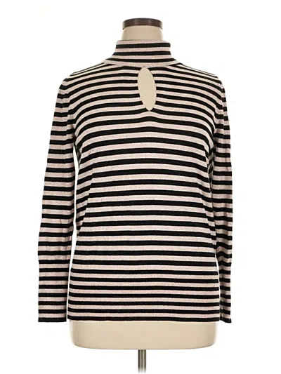 Pre-owned Lane Bryant Turtleneck Sweater In Ivory