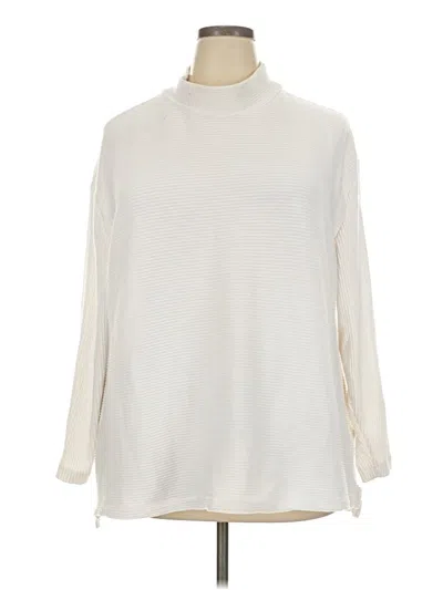 Pre-owned Lane Bryant Turtleneck Sweater In Ivory