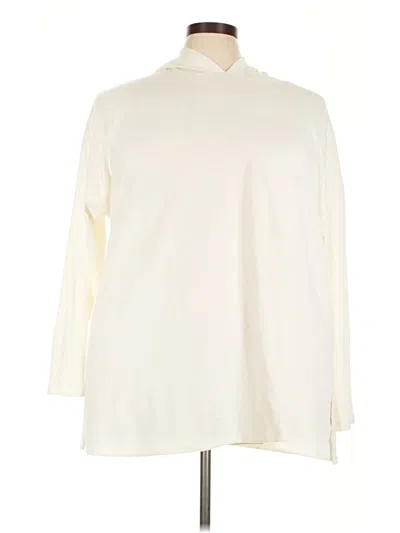 Pre-owned Lane Bryant Turtleneck Sweater In Ivory
