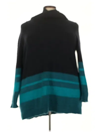 Pre-owned Lane Bryant Turtleneck Sweater In Teal