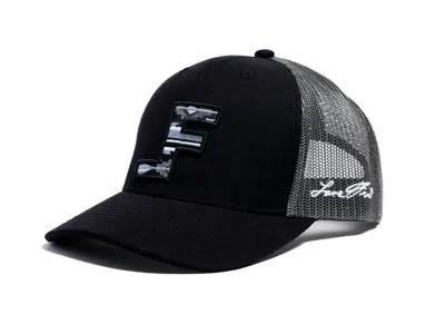 Lane Frost Men's Smoke Snapback Cap In Black/grey