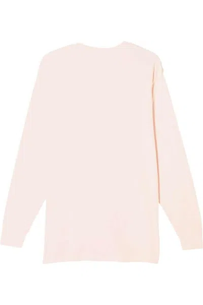 Lane Seven Heavyweight Long Sleeve T-shirt In Pink