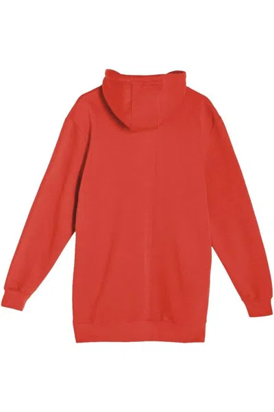Lane Seven Heavyweight Pullover Hooded Sweatshirt In Red