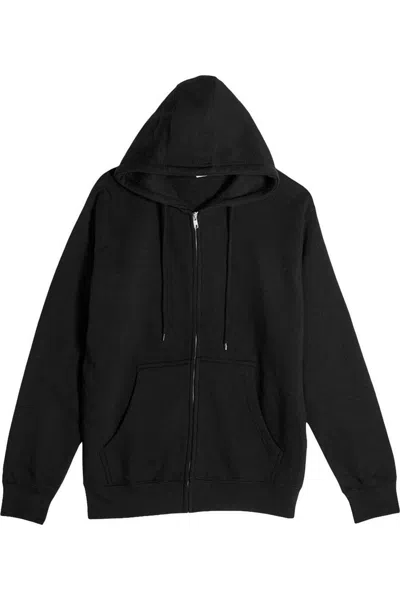 Lane Seven Premium Full-zip Hooded Sweatshirt In Brown