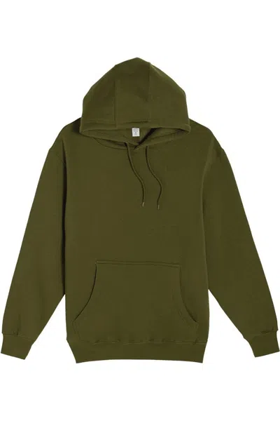 Lane Seven Premium Pullover Hooded Sweatshirt In Green