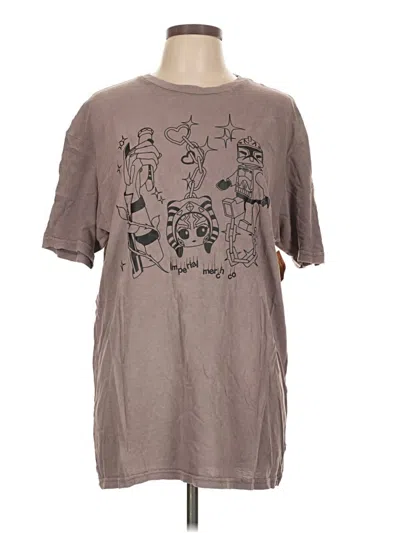 Pre-owned Lane Seven Short Sleeve T-shirt In Brown
